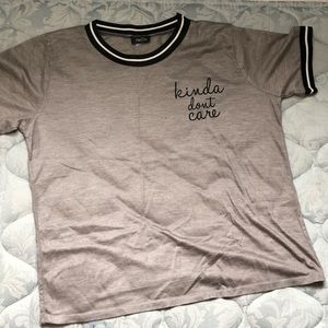 kinda don’t care crop top